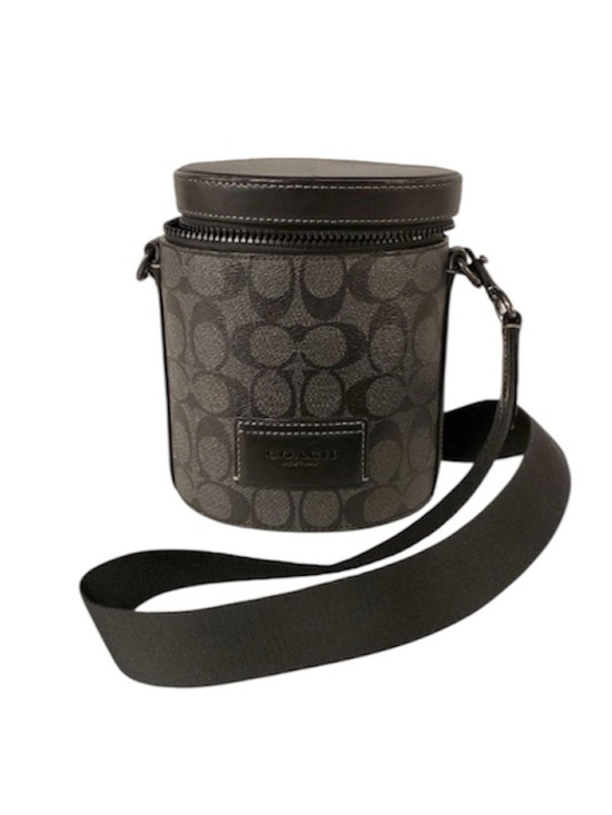 Coach Other - Coach Men’s Cylinder Crossbody Bag in Charcoal Signature Print